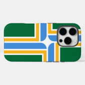 Apple iPhone 16 Pro Case-Mate, Portland-Flagge Case-Mate iPhone Hülle (Rückseite (Horizontal))