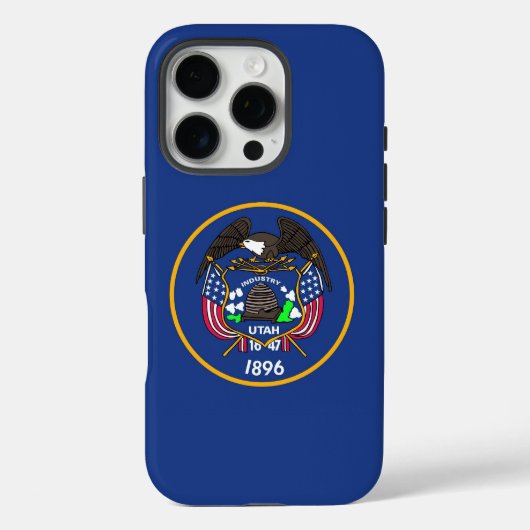 Apple iPhone 16 Pro Hülle, alte Flagge des Bundess Case-Mate iPhone Hülle (Rückseite)