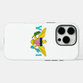 Apple iPhone 16 Pro Hülle, Flagge der Amerikanisch Case-Mate iPhone Hülle (Rückseite (Horizontal))