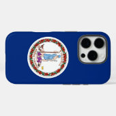 Apple iPhone 16 Pro Hülle, Flagge des Bundesstaate Case-Mate iPhone Hülle (Rückseite (Horizontal))
