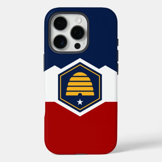 Apple iPhone 16 Pro Hülle, Flagge des Bundesstaate Case-Mate iPhone Hülle (Rückseite)