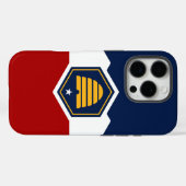 Apple iPhone 16 Pro Hülle, Flagge des Bundesstaate Case-Mate iPhone Hülle (Rückseite (Horizontal))