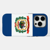 Apple iPhone 16 Pro Hülle, West Virginia Flagge Case-Mate iPhone Hülle (Rückseite (Horizontal))