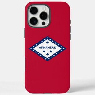 Apple iPhone 16 Pro Max Fall, Arkansas Flag Hülle