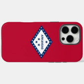 Apple iPhone 16 Pro Max Fall, Arkansas Flag Case-Mate iPhone Hülle (Rückseite (Horizontal))