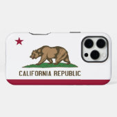 Apple iPhone 16 Pro Max Fall, California Flagge Hülle (Rückseite (Horizontal))