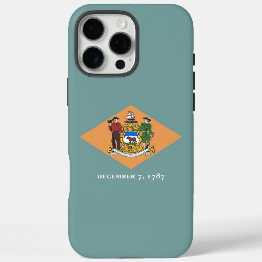 Apple iPhone 16 Pro Max Fall, Delaware-Flag Case-Mate iPhone Hülle (Rückseite)