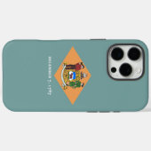 Apple iPhone 16 Pro Max Fall, Delaware-Flag Case-Mate iPhone Hülle (Rückseite (Horizontal))