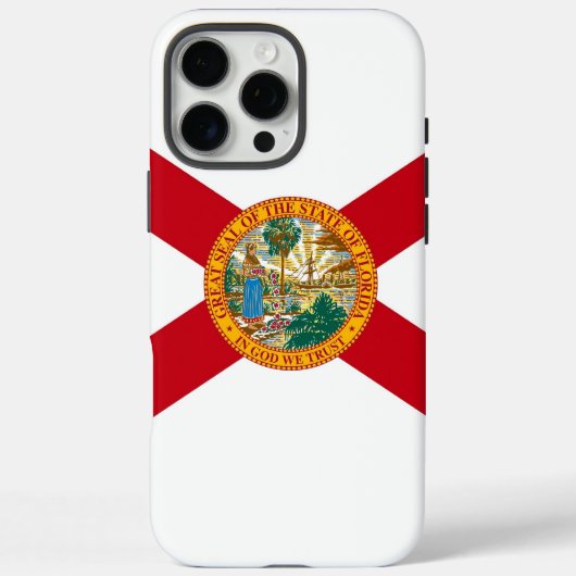 Apple iPhone 16 Pro Max Fall, Florida Flag Case-Mate iPhone Hülle (Rückseite)