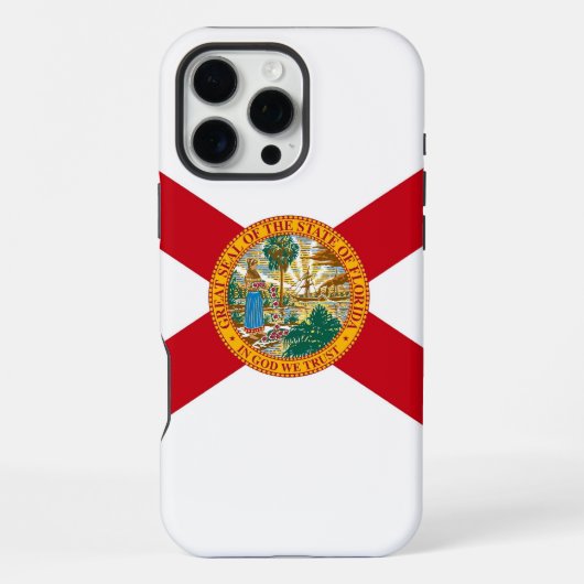 Apple iPhone 16 Pro Max Fall, Florida Flag Hülle (Rückseite)