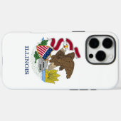 Apple iPhone 16 Pro Max Fall, Illinois Flag Case-Mate iPhone Hülle (Rückseite (Horizontal))
