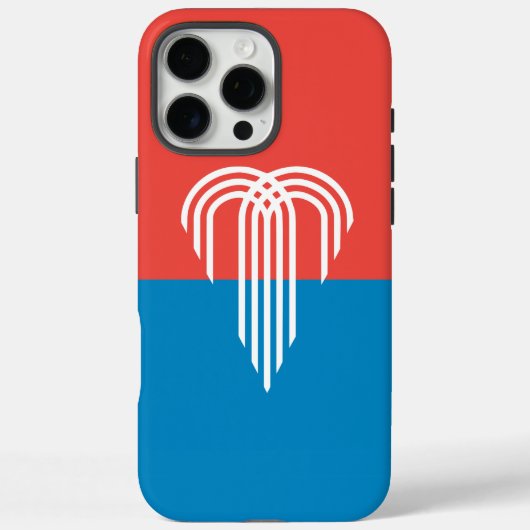 Apple iPhone 16 Pro Max Fall, Kansas City-Flagge Case-Mate iPhone Hülle (Rückseite)