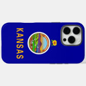 Apple iPhone 16 Pro Max Fall, Kansas Flag Case-Mate iPhone Hülle (Rückseite (Horizontal))