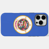 Apple iPhone 16 Pro Max Fall, Minnesota Flag Case-Mate iPhone Hülle (Rückseite (Horizontal))