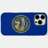 Apple iPhone 16 Pro Max Fall, Nebraska-Flagge Case-Mate iPhone Hülle (Rückseite (Horizontal))