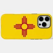 Apple iPhone 16 Pro Max Fall, New Mexico Flag Case-Mate iPhone Hülle (Rückseite (Horizontal))