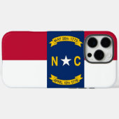 Apple iPhone 16 Pro Max Fall, North Carolina Flagg Case-Mate iPhone Hülle (Rückseite (Horizontal))