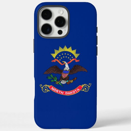 Apple iPhone 16 Pro Max Fall, North Dakota Flagge Case-Mate iPhone Hülle (Rückseite)