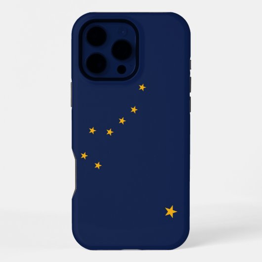 Apple iPhone 16 Pro Max Hülle, Alaska-Flagge Hülle (Rückseite)
