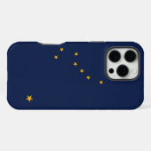 Apple iPhone 16 Pro Max Hülle, Alaska-Flagge Hülle (Rückseite (Horizontal))