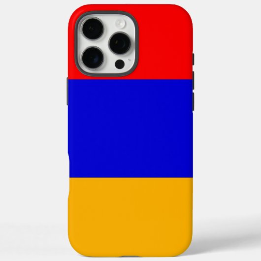 Apple iPhone 16 Pro Max Hülle, Armenien-Flagge Case-Mate iPhone Hülle (Rückseite)