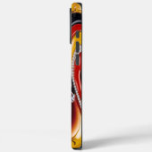 Apple iPhone 16 Pro Max Hülle, Belgien Farben Case-Mate iPhone Hülle (Rückseite / Links)