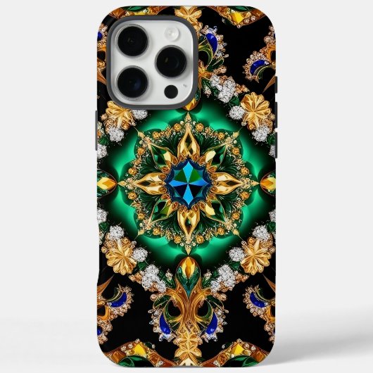Apple iPhone 16 Pro Max Hülle, Brasilien Farben Case-Mate iPhone Hülle (Rückseite)