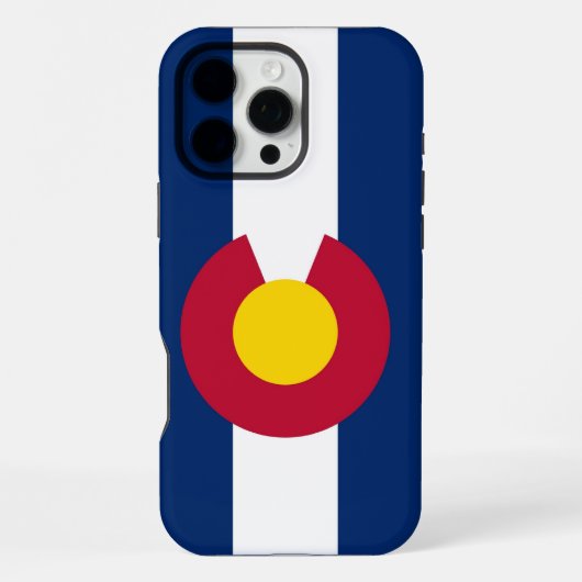 Apple iPhone 16 Pro Max Hülle, Colorado-Flagge Hülle (Rückseite)