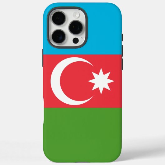 Apple iPhone 16 Pro Max Hülle, Flagge Aserbaidscha Case-Mate iPhone Hülle (Rückseite)