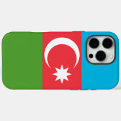 Apple iPhone 16 Pro Max Hülle, Flagge Aserbaidscha Case-Mate iPhone Hülle (Rückseite (Horizontal))