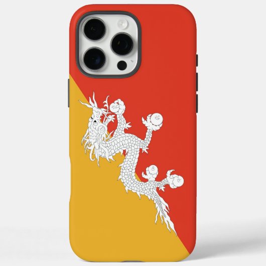 Apple iPhone 16 Pro Max Hülle, Flagge von Bhutan Case-Mate iPhone Hülle (Rückseite)