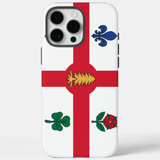 Apple iPhone 16 Pro Max Hülle, Flagge von Montreal Hülle