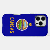 Apple iPhone 16 Pro Max Hülle, Kansas-Flagge Hülle (Rückseite (Horizontal))