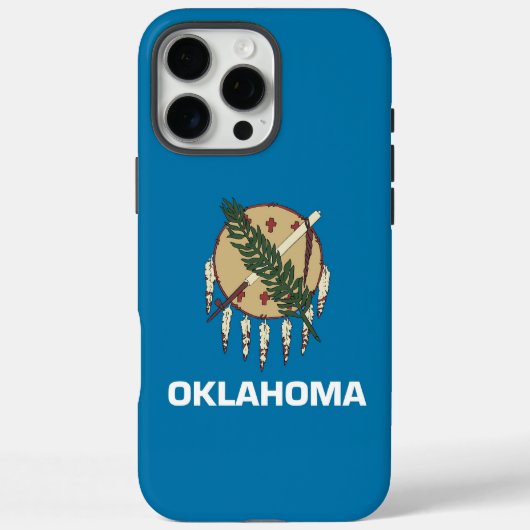 Apple iPhone 16 Pro Max Hülle, Oklahoma-Flagge Case-Mate iPhone Hülle (Rückseite)