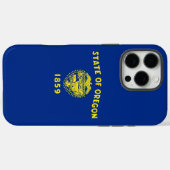 Apple iPhone 16 Pro Max Hülle, Oregon-Flagge Case-Mate iPhone Hülle (Rückseite (Horizontal))