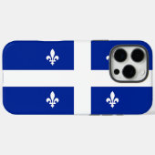 Apple iPhone 16 Pro Max Hülle, Quebec-Flagge Case-Mate iPhone Hülle (Rückseite (Horizontal))