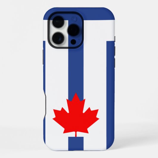 Apple iPhone 16 Pro Max Hülle, Toronto-Flagge Hülle (Rückseite)