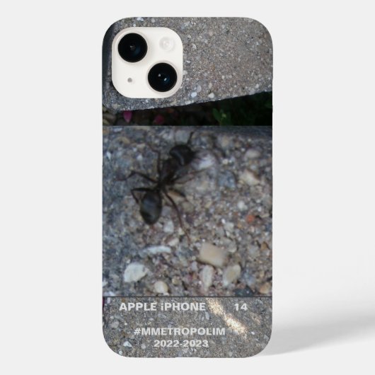 APPLE iPHONE CASE /#MMETROPOLIM DESIGN (Rückseite)