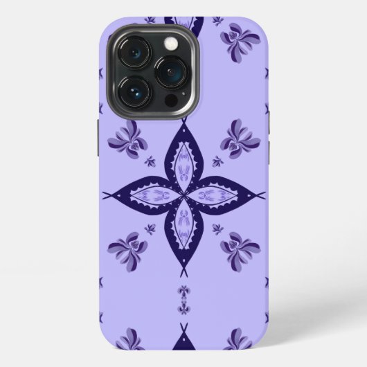 Apple iPhone case with flower design Hülle (Hinten)