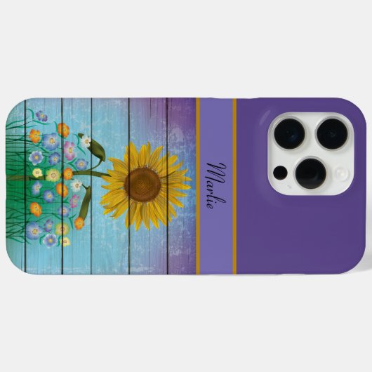 Apple iPhone Pro Max Sonnenblume Case-Mate iPhone Hülle (Rückseite (Horizontal))