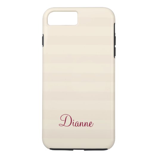 Apple iPhone Protective Case mit Name (Rückseite)