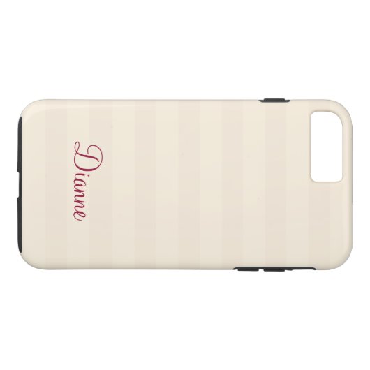Apple iPhone Protective Case mit Name (Rückseite (Horizontal))