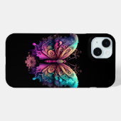 Apple iPhone Schmetterling Regenbogen Weltraum Pho Case-Mate iPhone Hülle (Rückseite (Horizontal))