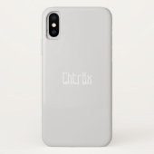 Apple iPhone X Case ART&DESIGN STYLE (Rückseite)