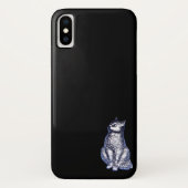 Apple iPhoneX Gehäuse Katzendesign Case-Mate iPhone Hülle (Rückseite)