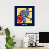 Apple Jack Fine Art Poster, 24" x 24" Poster (Heimbüro)