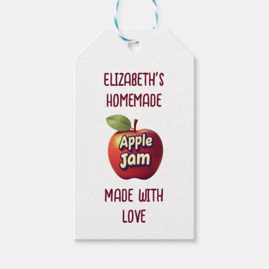 Apple Jam Geschenkanhänger (Vorderseite)