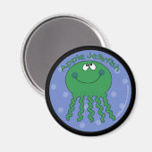 Apple Jellyfish Magnet (Vorderseite/Rückseite)