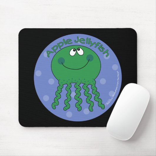 Apple Jellyfish Mousepad (Mit Mouse)