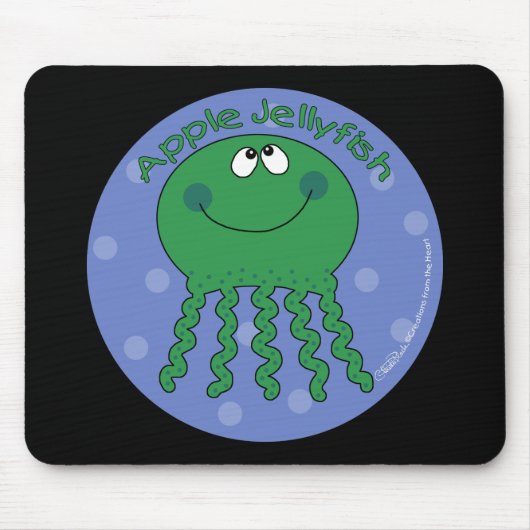 Apple Jellyfish Mousepad (Vorne)